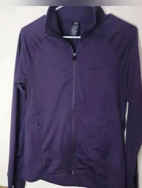 Champion Women's Full-Zip Utility Jacket in Plum